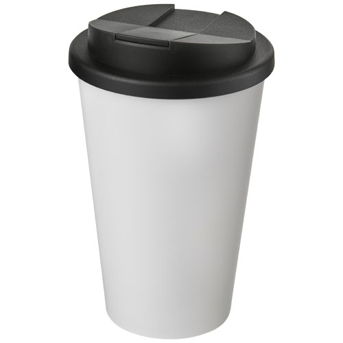 Gobelet isolant promotionnel 350ml Americano® Blanc / Noir